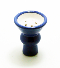 Aladin - Tabakkopf Ton (aussen glasiert) mit Erhebung - lila