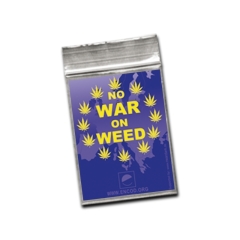 Schnellverschlußbeutel No War On Weed - (100...
