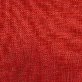 Unterdecke - oval - Unterdecke Leinenoptik - rot (160/220 cm)