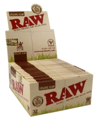 RAW Organic King Size Slim Paper 32 Blättchen 50er BOX