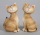 Katze aus Keramik - Set - 7,5 cm