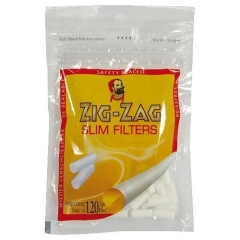 10 mal Zig-Zag Drehfilter slim - Ø 6 mm - 120 Filter