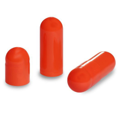 Gelatinekapseln orange Größe 2 - 100 Stück