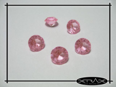 1 Kilo rosafarbene Deko Diamanten 6,5mm
