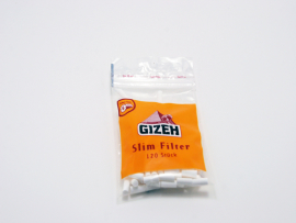 Giizeh Drehfilter slim, Ø 6 mm, 120 Filter - 1 Packung