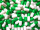 Gelatinekapseln grün / weiß - Größe 1 - 10.000 Stück