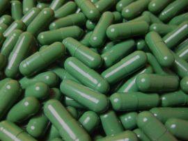 Gelatinekapseln grün - Größe 000 - 500 Stück