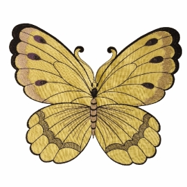 Dekoartikel - 2er Set, "Schmetterling" - gelb (30 cm)