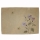 Decke - dunkelecru-bunt Stickerei "Blumen" (35/50 cm)