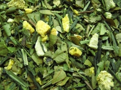 MYRTE-INGWER - Aromatisierter grüner Tee - im Alu-Aroma-Zipbeutel - (1 Kilo)