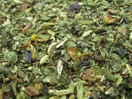 SINNLICHE ZEIT - aromatisierter Kräuter-Tee - im Alu-Aroma-Zipbeutel - (1 Kilo)