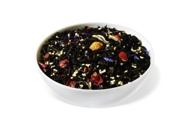 CREAMY BERRY - Aromatisierter schwarzer Tee - im Tea Caddy (100g)
