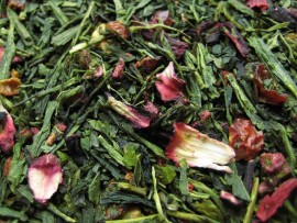 GOJI-AÇAI - Aromatisierter grüner Tee - in einer Black Jap Dose eckig (Teedose) - 147x147x214mm (1 Kilo)
