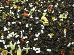 MEXIKANISCHE MANGO - Aromatisierter schwarzer Tee - in einer Black Jap Dose eckig (Teedose) - 77x77x100mm (75g)