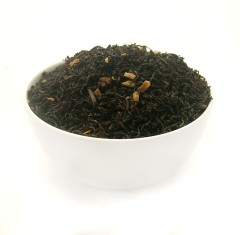 TRÜFFEL - Aromatisierter schwarzer Tee - in einer Black Jap Dose eckig (Teedose) - 77x77x100mm (75g)
