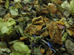 SILENCE - aromatisierter Kräuter-Tee - in einer Black Jap Dose eckig (Teedose) - 77x77x100mm (75g)