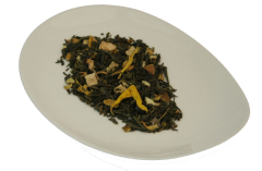 ORANGEN-PRALINÉ - Aromatisierter grüner Tee -