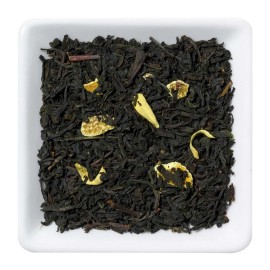 Orange mit Schalen und Blüten - Aromatisierter schwarzer Tee- (40g)