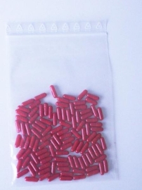 Gelatinekapseln rot - Größe 1 - 100 Stück