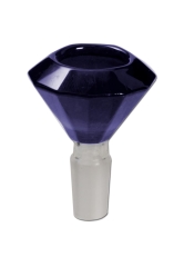 Glaskopf Kristall geschliffen durchgefärbt - NS 19 blau