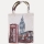 Tragetasche - Tasche klein, Jacquard bunt gewebt "Design - London" (33/41 cm)