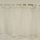 Küche und mehr - Bistrogardine, Organza Stickerei ecru (45/150 cm)