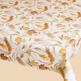 120x225 cm Große Decke - Textildruck Motiv Herbstlaub