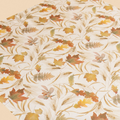 110x110 cm Mitteldecke  - Textildruck Motiv Herbstlaub