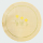 Runde Decke - Ø 30 cm beige-bunt Stickerei Tulpen (SP)