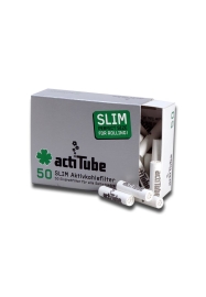 actiTube Aktivkohlefilter SLIM (1x50Stück) - Box