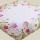 Mitteldecke - Druckmotiv "Blumen" bunt - (110x110 cm)