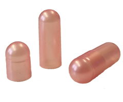 Gelatinekapseln pink - Größe 0 - 10000 Stück