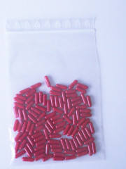 Gelatinekapseln rot - Größe 5 - 20 Stück