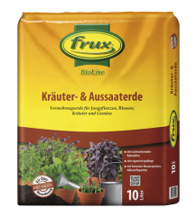 Frux BioLine Kräuter-& Aussaaterde, 10 L
