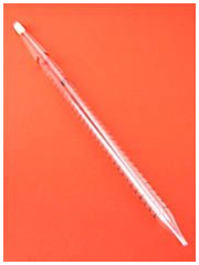 Pipette, transparent, steril verpackt, 0,2 ml Teilung, 25 ml