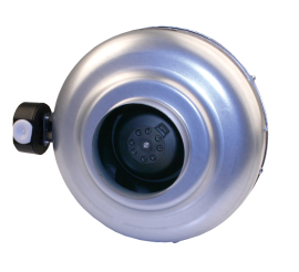 IN-Line Ventilator, max. 290 m³/h, für 100 mm Rohr, rostfreier Stahl