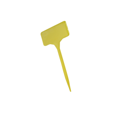 Kunststoff-Stecketiketten mit Schild, L = 15 cm, gelb,...