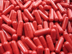 Gelatinekapseln rot - Größe 0 - 10.000 Stück