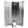 Reflektorkappe, Hammerschlag glänzend, 47 x 47 cm, Bügel, Fassung, Lüsterklemme