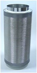 Telefonieschalldämpfer, ø 315 mm, L = 75 cm
