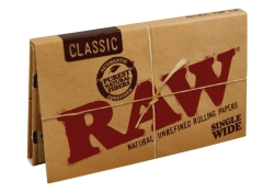 RAW PAPERS SW DBL  BOX/25  - 100 LEAVES