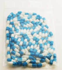 Gelatinekapseln blau / weiss Größe 0 - 1000 Stück
