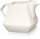 Square Porzellan-Tee-Service in exclusiver Formgebung, Fine Bone China, Milchkännchen