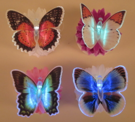 SCHMETTERLING Set bestehend aus vier Schmetterlingen