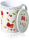 Fruit Tea Porzellan-Teesiebbecher mit Deckel und Edelstahlsieb, 3 Dekore sortiert