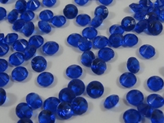 1000 dunkelblaue Deko Diamanten 4,5mm