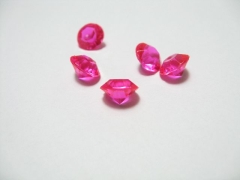 400 pinkfarbene Deko Diamanten 6,5mm