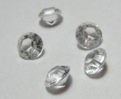 500 transparente Deko Diamanten 1 cm