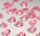 1000 rosafarbene Deko Diamanten 8 mm