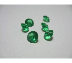 1000 dunkelgrüne Deko Diamanten 8 mm